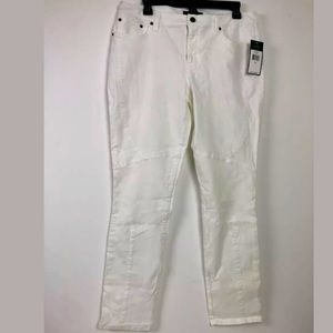NWT Lauren Ralph Lauren Jeans Co. White Jeans 12